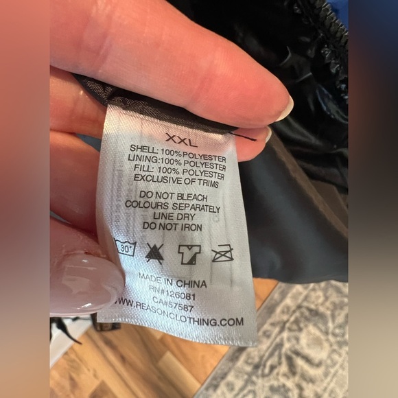 Reason Brand Men’s Colorful Puffer Vest, size XXL, NWT - Picture 9 of 9